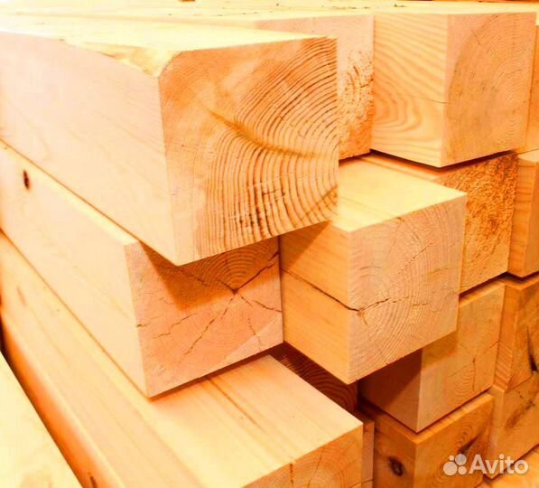 Брус камерная сушка, сосна 190х190мм, доставка