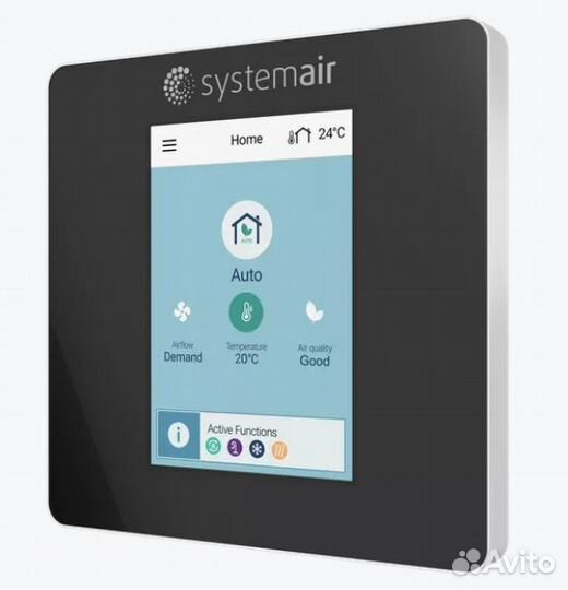 Systemair save touch Панель управления