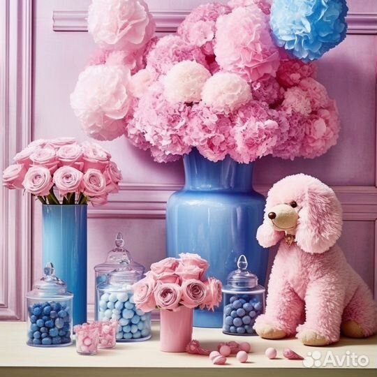 Оформление детских праздников, гендер пати