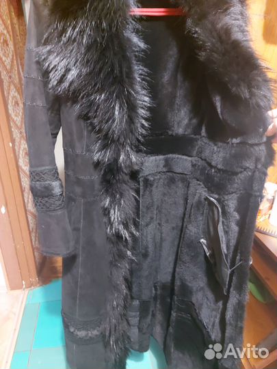 Дубленка женская 42 зимняя