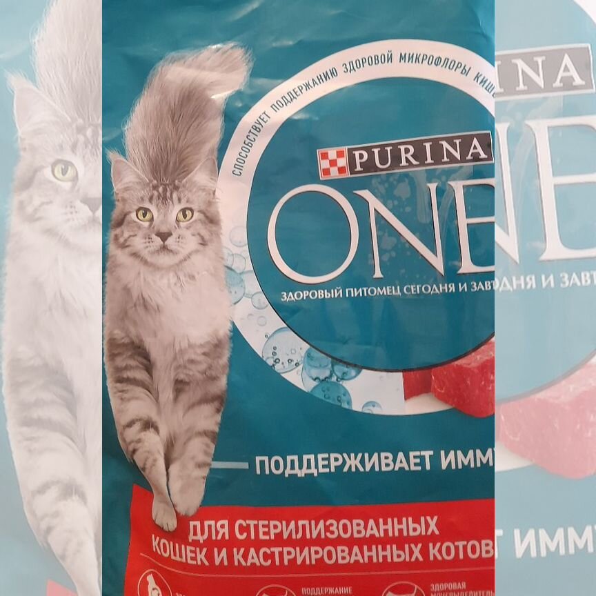 Корм для кошек purina ONE