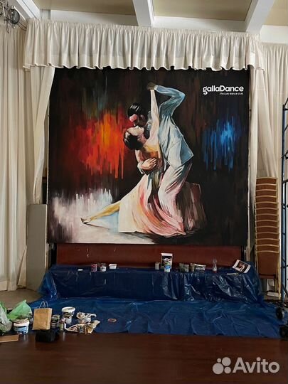 Роспись стен. Художественное оформление интерьера