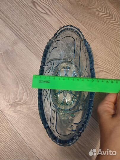 Ваза/ладья голубая