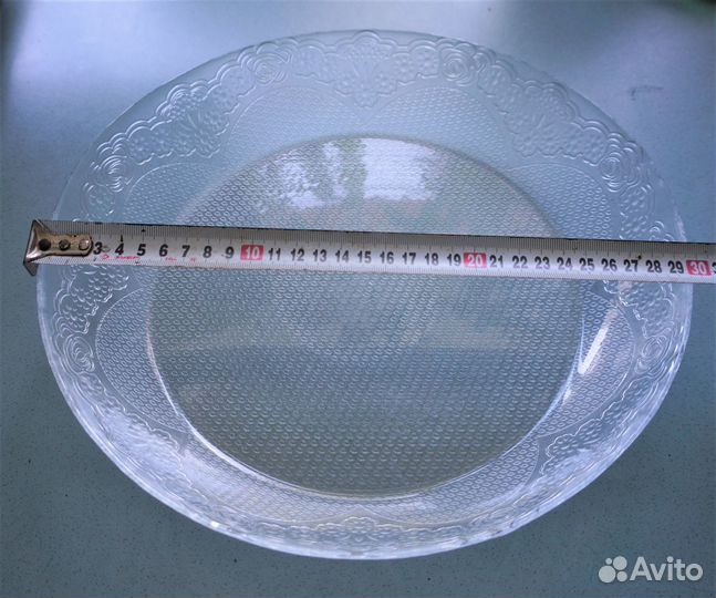 Блюдо сервировочное стеклянное pasabahce новое