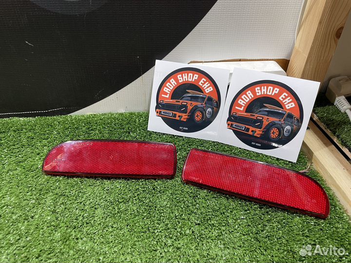 Диодные катафоты бампера Лада Приора 1, 2