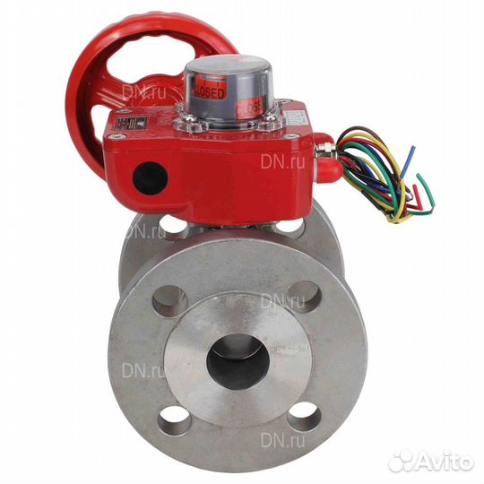 Кран шаровой DN.ru BV3232P(2pc) -FP-F-ISO-H Ду200 Ру16 полнопроходной двухходовой, нержавеющая сталь