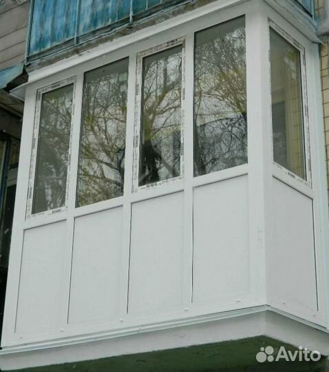 Остекление теплое с обшивкой