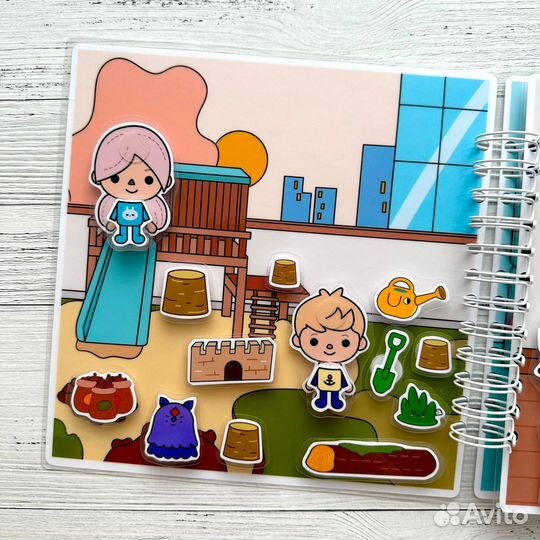 Тока бока альбом на липучках