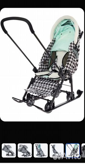 Сани коляска nika