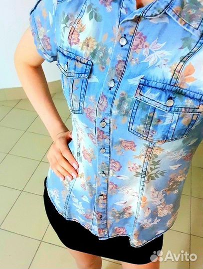 Джинсовая рубашка