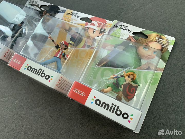 Nintendo Amibo: Snake, Ash, Link