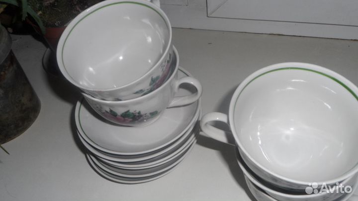 Чайная пара фарфор СССР