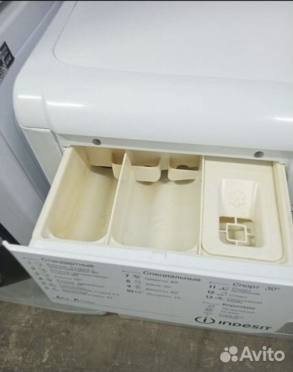 Стиральная машина бу indesitс гарантией