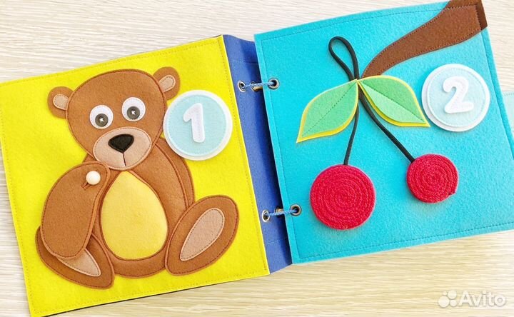 Детские тактильные книги