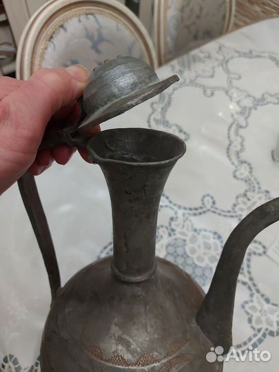 Антикварный медный кумган