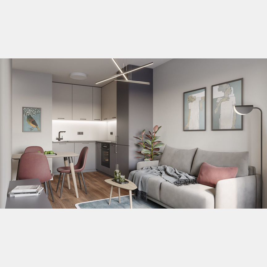Квартира-студия, 22 м², 1/9 эт.