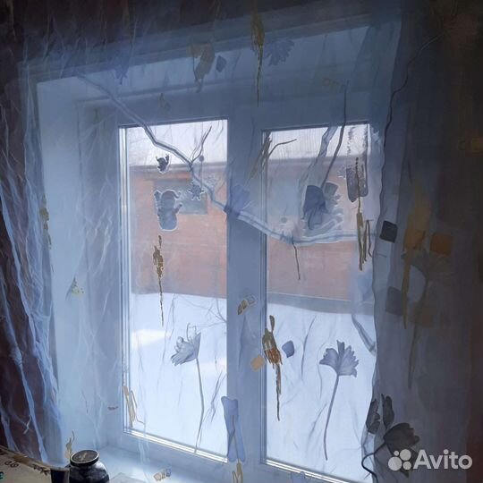 Тюль органза с фотопечатью