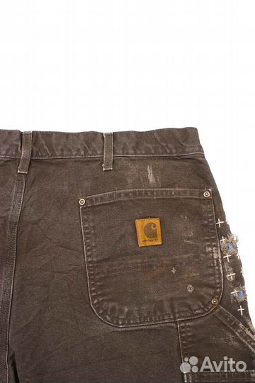 Брюки Carhartt Double Knee Distressed, размер W38, L30