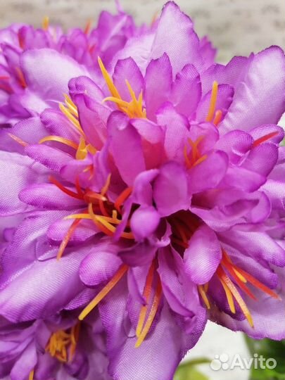 Гвоздичный георгин искусственный