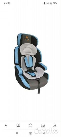 Детское автокресло 9 до 36 кг бу