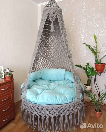 Подвесное кресло, гамак-шатёр, качели