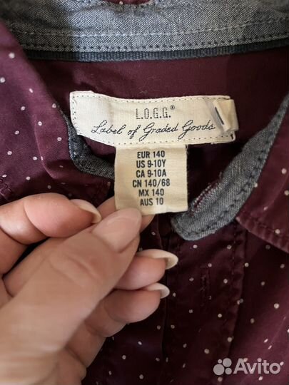 Рубашки для мальчика размер 140