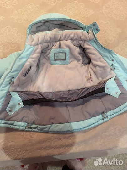 Зимний костюм для девочки 92