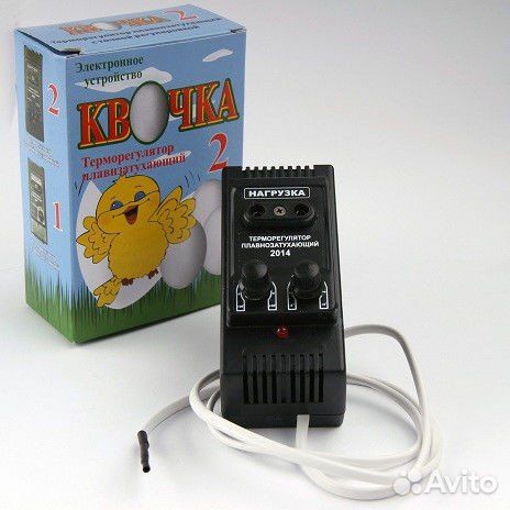 Терморегулятор для инкубатора квочка цып-цып