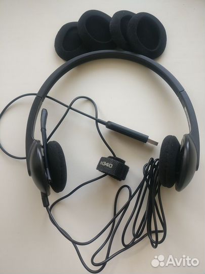 Проводные USB-наушники с микрофоном