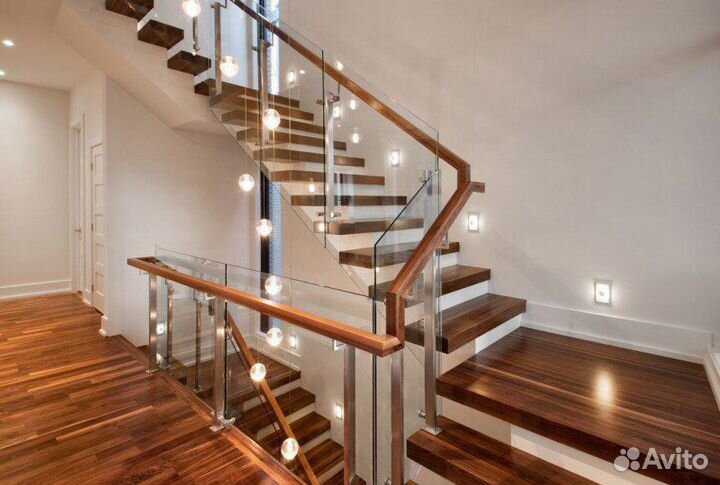 Перила из несущего стекла