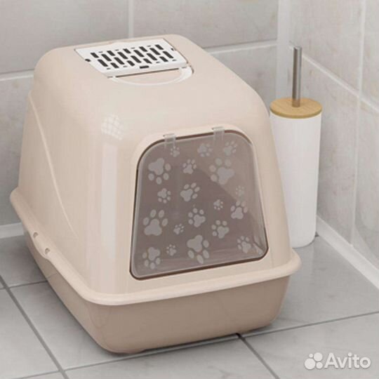 Туалет для кошек закрытый. Новый. Доставка