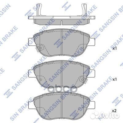 Колодки торм Fiat Doblo(223) /Panda(169),Opel Co