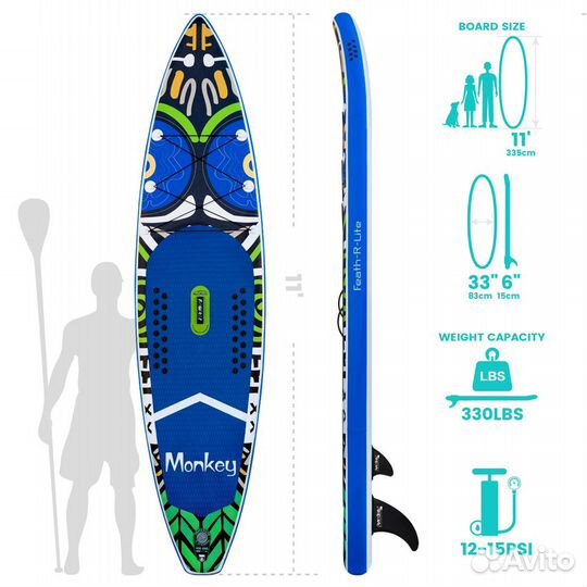 Sup board Monkey 335x83x15
