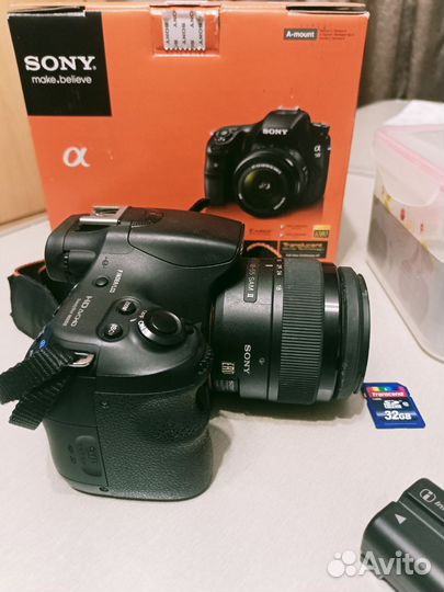 Зеркальный фотоаппарат sony a58k kit 18-55mm