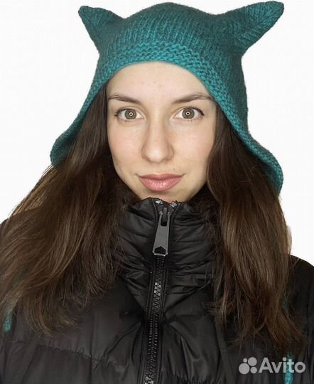 Капор женский с ушками