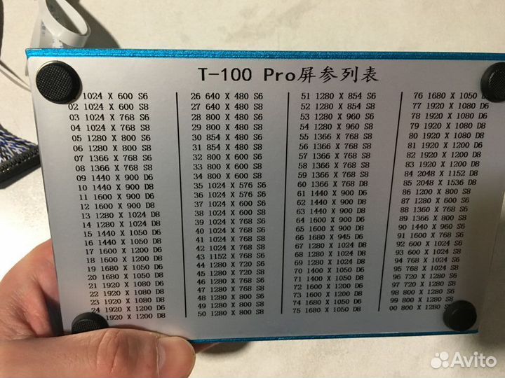 Тестер для матриц, Тестер для проверки матриц lvds