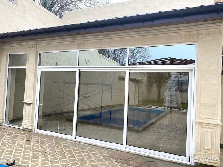 Алюминиевые окна, алюминиевые витражи