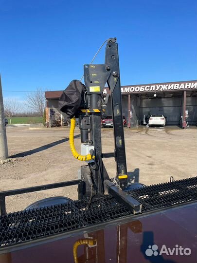 Прицеп 6.5/2 метра(площадка) с крановой установкой