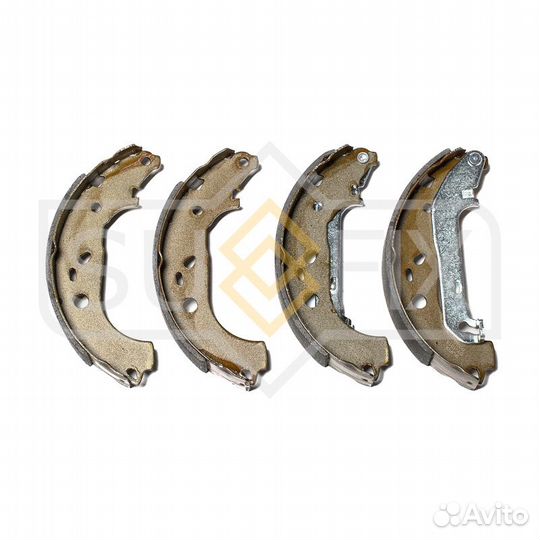 Барабанные тормозные колодки зад прав/лев S