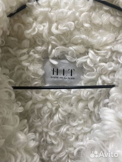 Утепленная джинсовая куртка с мехом