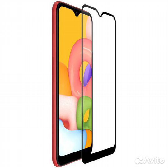 Защитное стекло на Samsung A01