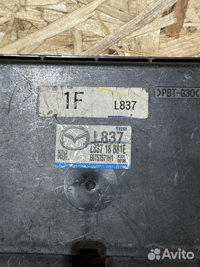 Эбу двигателем Mazda 6 GH 2007-2013 L83718881E