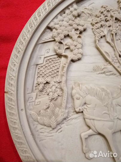 Настенное панно, барельеф в японском стиле