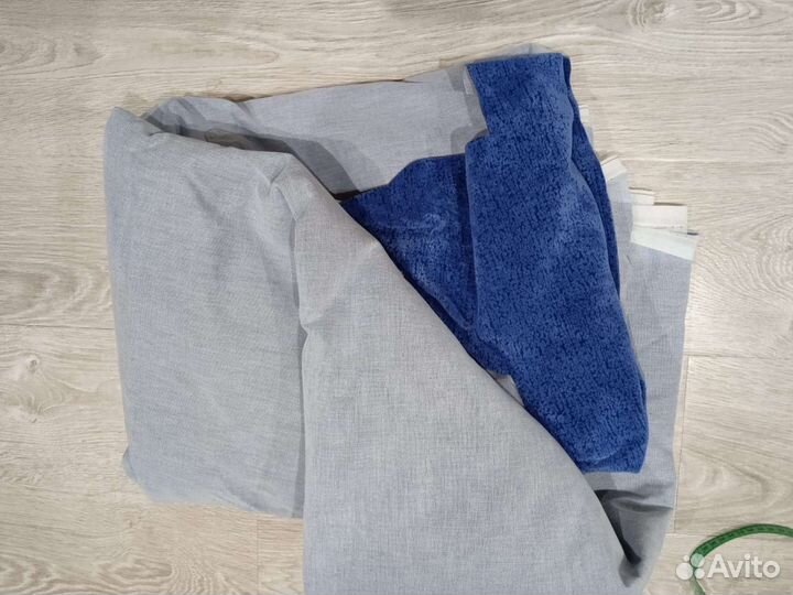 Отрез 4метра мебельной ткани флок на флоке