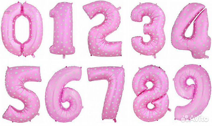 Новые Большой Шар Цифра 1 метр