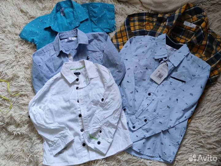 Рубашки 4-6лет смотрите фото новые