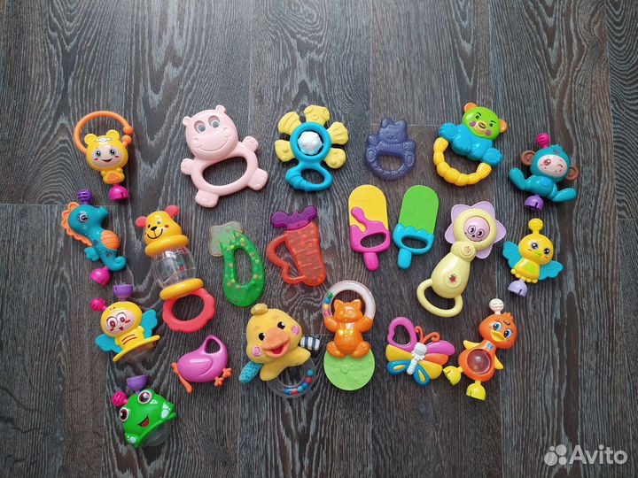 Погремушки (грызунки) пакетом