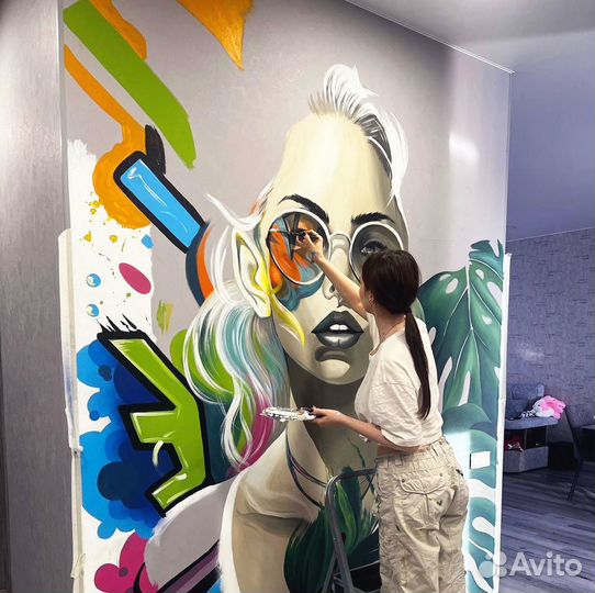 Граффити оформление под ключ / роспись стены