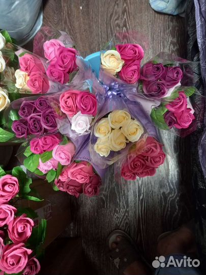 Мыльные розы букеты в наличии и под заказ