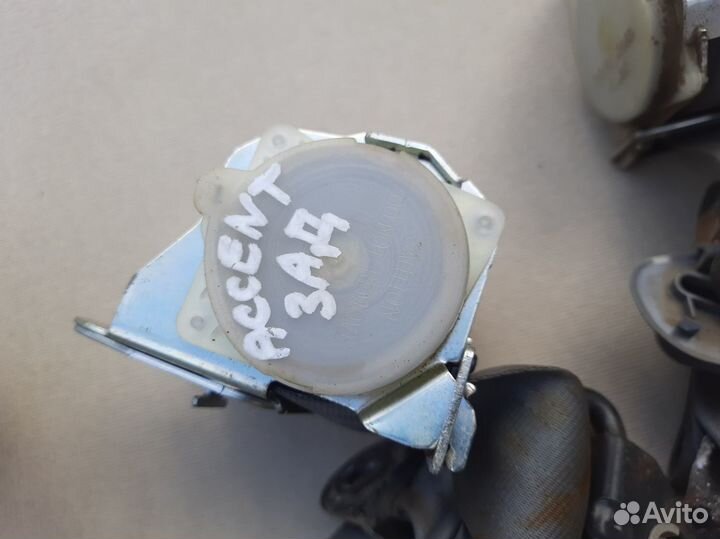 Задние ремни безопасности Hyundai Accent 2